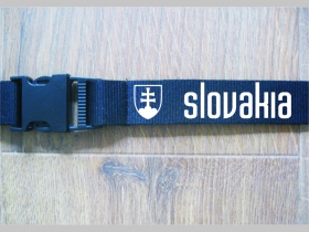Slovakia  textilná kľúčenka - šnúrka na krk ( kľúče ) materiál 100% polyester